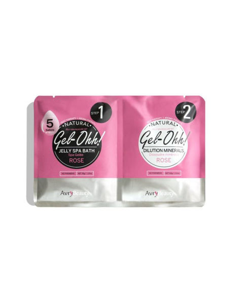 1 stk. Gel-Ohh Jelly Spa Pedi Bath - Rose