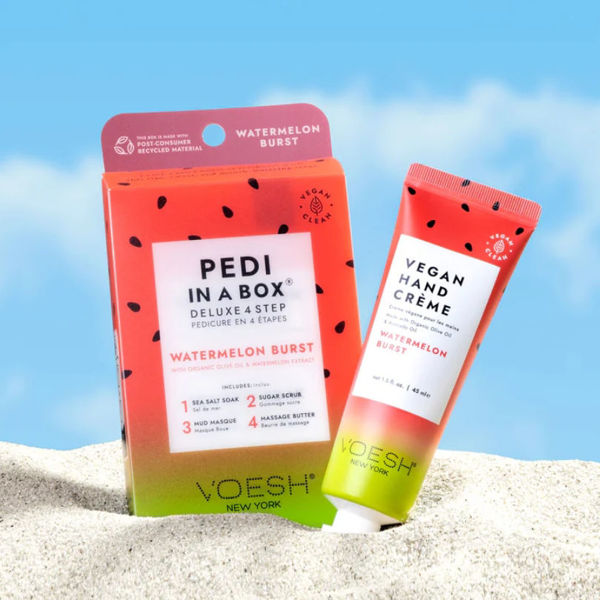Pedi in a Box - Coco Colada Duo with nail stickers